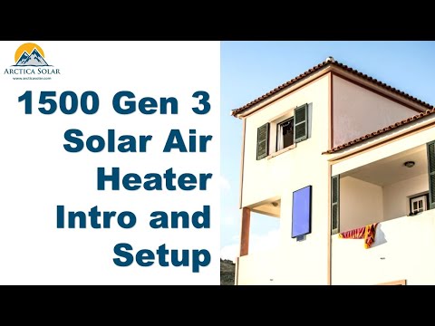 Series Solar Arctica Solar Air Heater 1500 –